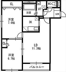 物件の間取り