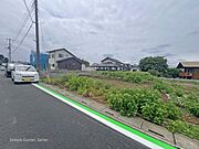 外観:4区画：90坪以上の広大な土地！　現地写真2025.7.21撮影