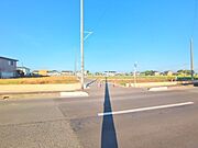 外観:前面道路。　C区画：2025.8.15撮影