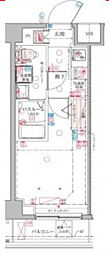 CREVISTA横浜綱島 1Kの間取図画像