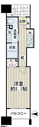 エクセル川崎WEST 1Kの間取図画像