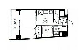 MAISONDENWEST 1Kの間取図画像