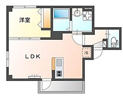 BAJIRA 1LDKの間取図画像