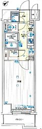 ルーブル南馬込参番館 1Kの間取図画像