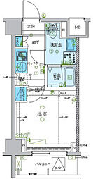 LEXE梶ヶ谷 1Kの間取図画像