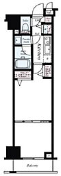 ガーラ・ステーション横濱関内 2Kの間取図画像