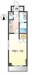 SEIMOPALACE1 1Kの間取図画像