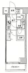 アイル横浜ベイサイド 1Kの間取図画像
