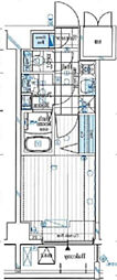 GALICIA品川 1Kの間取図画像