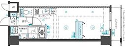 フェニックス新横濱クアトロ ワンルームの間取図画像