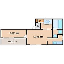 兵庫県尼崎市東本町３丁目（賃貸アパート1LDK・3階・36.01㎡） その2