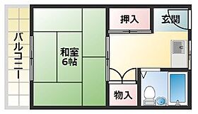 兵庫県尼崎市猪名寺１丁目（賃貸マンション1K・4階・21.00㎡） その2