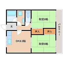 名月コーポWING  ｜ 兵庫県尼崎市尾浜町３丁目（賃貸アパート2DK・1階・49.30㎡） その2