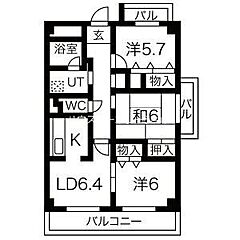物件の間取り