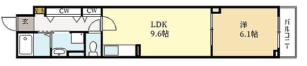 ハピネス大久保 ｜京都府宇治市広野町桐生谷(賃貸アパート1LDK・1階・39.31㎡)の写真 その2