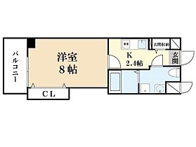 京都府京田辺市田辺波風（賃貸マンション1K・4階・28.39㎡） その2