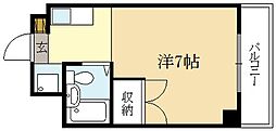 コリンノルド 1Kの間取図画像