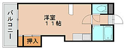 レジデンス松島 ワンルームの間取図画像