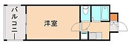 ステイタスマンション吉塚 1Kの間取図画像