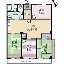 久保田ビル 304 ｜ 東京都町田市南つくし野３丁目4（賃貸マンション4LDK・3階・88.00㎡） その2