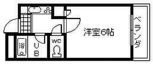 ドミール小松里 ｜大阪府岸和田市小松里町(賃貸マンション1K・3階・17.82㎡)の写真 その2