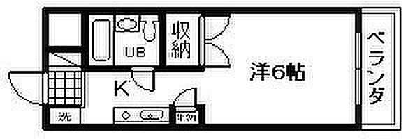 ドミール橘土生　2 ｜大阪府岸和田市土生町2丁目(賃貸マンション1K・2階・21.66㎡)の写真 その2