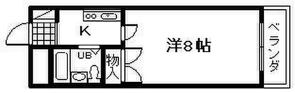 アバンティ東岸和田4番館 ｜大阪府岸和田市土生町2丁目(賃貸マンション1K・4階・21.50㎡)の写真 その2