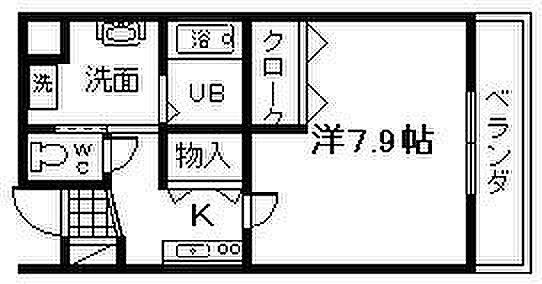 フィール白い雲 ｜大阪府岸和田市藤井町2丁目(賃貸マンション1K・2階・28.55㎡)の写真 その2