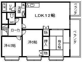 大阪府泉北郡忠岡町忠岡東2丁目（賃貸マンション3LDK・4階・59.20㎡） その2