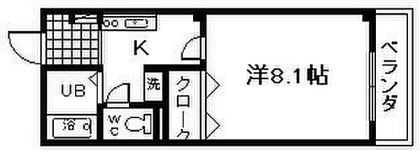 フローレスハタ ｜大阪府貝塚市半田2丁目(賃貸アパート1K・2階・26.40㎡)の写真 その2