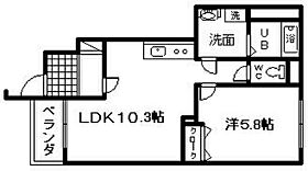 メゾン　アイリス  ｜ 大阪府貝塚市久保3丁目（賃貸アパート1LDK・1階・40.82㎡） その2