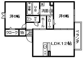 Ｇarden　Ｖilla  ｜ 大阪府岸和田市吉井町4丁目（賃貸アパート2LDK・1階・56.85㎡） その2