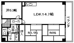 ドミール橘　神須屋  ｜ 大阪府岸和田市神須屋町（賃貸マンション3LDK・3階・64.00㎡） その2