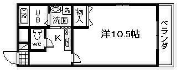 アヴァンセ ｜大阪府貝塚市鳥羽(賃貸アパート1K・2階・29.81㎡)の写真 その2