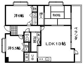 エスピアIDE  ｜ 大阪府貝塚市小瀬1丁目（賃貸マンション3LDK・4階・66.00㎡） その2