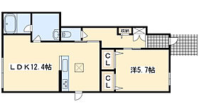 大阪府貝塚市堀3丁目（賃貸アパート1LDK・1階・48.47㎡） その2