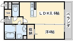 アビタシオン花房  ｜ 大阪府泉佐野市中町1丁目（賃貸アパート1LDK・1階・33.40㎡） その2