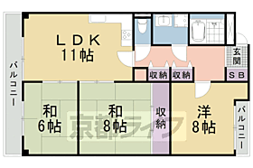 プラザ晴明館 503 ｜ 京都府京都市中京区二条通柳馬場東入ル晴明町（賃貸マンション3LDK・5階・76.00㎡） その2