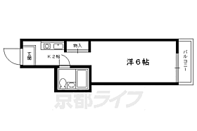 京都府京都市上京区大宮通下立売上る浮田町（賃貸マンション1K・2階・18.00㎡） その2