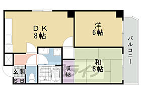 京都府京都市上京区一条通新町西入元真如堂町（賃貸マンション2LDK・3階・47.00㎡） その2