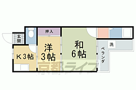 ロイヤルマンション 306 ｜ 京都府京都市東山区粟田口三条坊町（賃貸マンション2K・3階・25.60㎡） その2