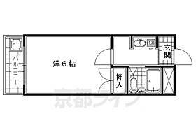 立川ビル 204 ｜ 京都府京都市東山区問屋町通五条下る西橘町（賃貸マンション1K・2階・17.00㎡） その2