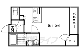 京都府京都市右京区梅津罧原町（賃貸アパート1R・1階・31.05㎡） その2