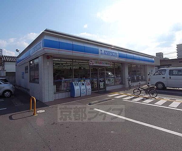 画像24:ローソン天神川四条店まで351m 天神川四条の交差点南西にあります。駐車場ついております。