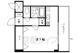 洛西メゾン 1103 ｜ 京都府京都市中京区壬生賀陽御所町（賃貸マンション1R・11階・25.40㎡） その2