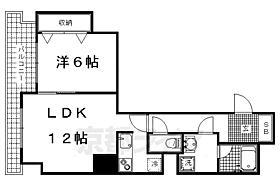 京都府京都市上京区猪熊通今出川上る西船橋町（賃貸マンション1LDK・10階・45.49㎡） その2