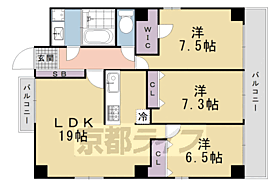 京都府京都市上京区油小路通今出川下る西入東今町（賃貸マンション3LDK・7階・89.61㎡） その2