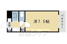 京都府京都市上京区御前通五辻上る北町（賃貸マンション1K・1階・19.32㎡） その2