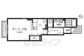 トール・ハーヴェストII 106 ｜ 京都府京都市南区上鳥羽馬廻（賃貸アパート1K・1階・32.90㎡） その2