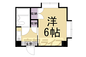 京都府京都市右京区太秦藤ケ森町（賃貸アパート1K・1階・17.60㎡） その2